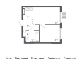 Продается 2-ком. квартира, 32.9 м2, Москва, жилой комплекс Молжаниново, к1, метро Пятницкое шоссе
