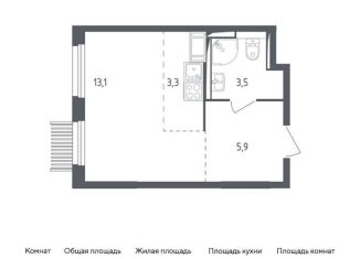 Продаю квартиру студию, 25.8 м2, Мытищи, ЖК Мытищи Парк, жилой комплекс Мытищи Парк, к4