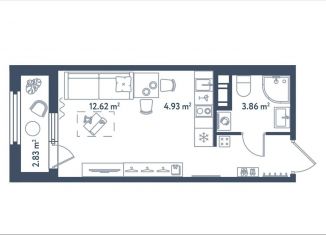 Квартира на продажу студия, 26.2 м2, Санкт-Петербург, метро Московские ворота