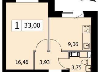 Продажа 1-комнатной квартиры, 27.5 м2, деревня Скотное, ЖК Шотландия, Вересковая улица, 2к1