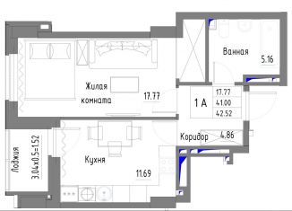 1-ком. квартира на продажу, 42.6 м2, Ростовская область, площадь Советов