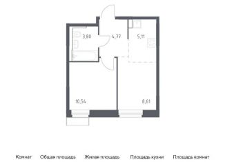 Продается 2-ком. квартира, 32.8 м2, Красногорск