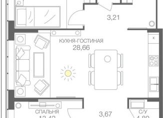 Продаю 2-комнатную квартиру, 82 м2, Москва, Шелепихинский тупик, станция Шелепиха