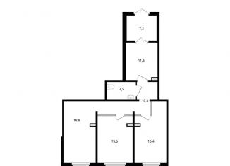 Продажа помещения свободного назначения, 84.6 м2, Ростов-на-Дону, улица Ерёменко, 110/1с3, Советский район