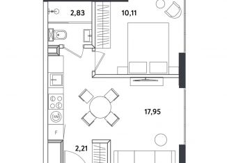 Продается 2-ком. квартира, 33.1 м2, Москва, Окружной проезд, 10Г, станция Измайлово