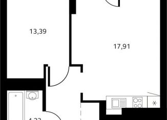 Продам 1-комнатную квартиру, 44.8 м2, Уфа, Пекинская улица, 13