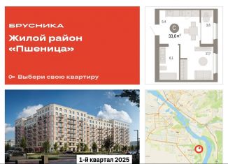 Продажа квартиры студии, 33 м2, Новосибирская область