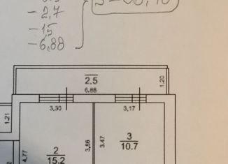 Продаю двухкомнатную квартиру, 58 м2, Мурино, Петровский бульвар, 14к1, ЖК Краски Лета