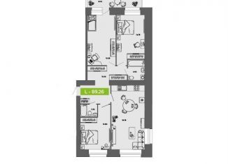 Продаю трехкомнатную квартиру, 89.3 м2, Архангельск, Октябрьский округ