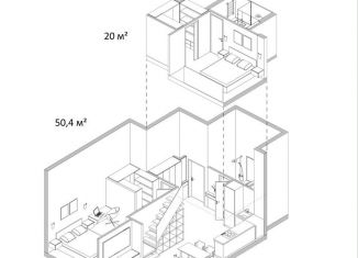 Продается 2-комнатная квартира, 50.4 м2, Москва, станция Стрешнево, Большой Волоколамский проезд, 23