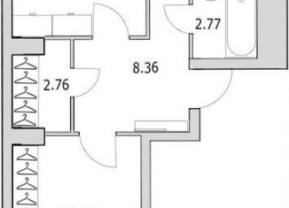 Продажа 2-комнатной квартиры, 64.7 м2, Санкт-Петербург, улица Кустодиева, 7к1, ЖК Байрон