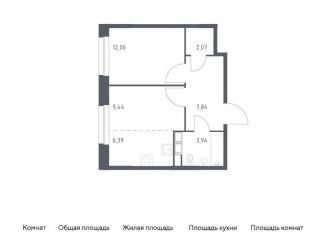 Продажа 1-ком. квартиры, 41.7 м2, Москва, жилой комплекс Эко Бунино, 13