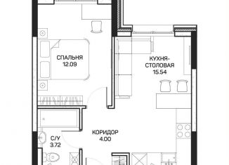 Продажа 1-ком. квартиры, 35.7 м2, Москва, улица Корнейчука, 27, район Бибирево