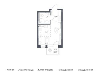 Продается квартира студия, 22.5 м2, Санкт-Петербург, метро Рыбацкое