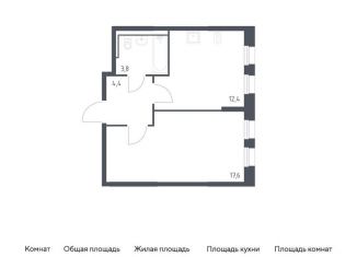 Продам однокомнатную квартиру, 38.2 м2, Москва, Молжаниновский район, Ленинградское шоссе, 229Ак2