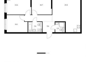 Сдаю 3-комнатную квартиру, 74.8 м2, Москва, Кавказский бульвар, 51к2, метро Кантемировская