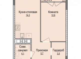 Продается 1-комнатная квартира, 40.2 м2, Ижевск, Индустриальный район