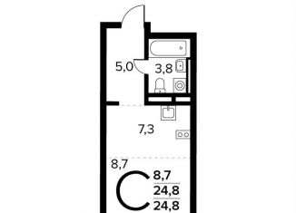 Продаю квартиру студию, 24.8 м2, поселение Десёновское