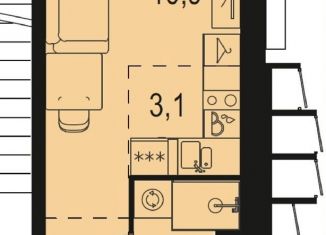 Продам квартиру студию, 20.2 м2, Москва, метро Дубровка