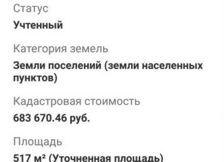 Земельный участок на продажу, 5.2 сот., станица Голубицкая, Благополучная улица, 11