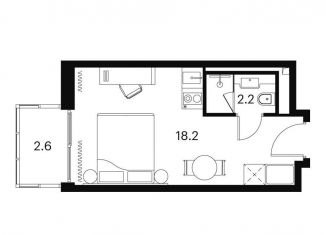 Продам квартиру студию, 23 м2, Москва, метро Владыкино, Сигнальный проезд, 12