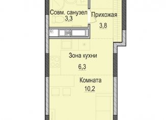 Продам квартиру студию, 23.6 м2, Казань