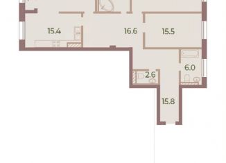 Продажа 3-комнатной квартиры, 118.7 м2, Санкт-Петербург, Петровский проспект, 11к2, ЖК Нева Хаус