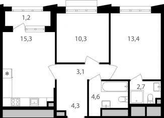 Продается 2-комнатная квартира, 54.9 м2, Москва, САО, Михалковская улица, 48с1