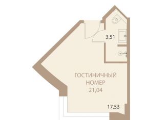 Продам 1-комнатную квартиру, 21 м2, Липецк