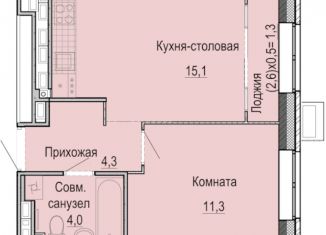 Продается 1-комнатная квартира, 34.7 м2, Ижевск, Первомайский район