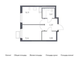 Продам 1-ком. квартиру, 31.8 м2, Московская область, жилой комплекс Горки Парк, к4.1