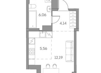 Продам квартиру студию, 28 м2, Москва, Нижегородский район, Рязанский проспект, 2с27