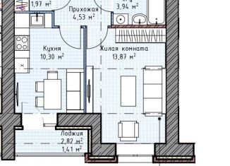 Продам 1-комнатную квартиру, 36 м2, Киров, Октябрьский район, Полевая улица, 6