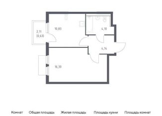 Продам 1-ком. квартиру, 36 м2, Московская область, микрорайон Пригород Лесное, к19