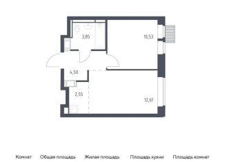 Продам 1-ком. квартиру, 34 м2, деревня Путилково