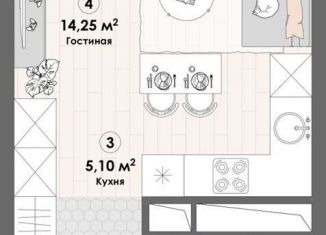 Продам квартиру студию, 28.5 м2, Пушкино, Надсоновский тупик, 4А