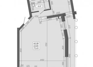 Продается 1-комнатная квартира, 63.9 м2, Владивосток, улица Мыс Кунгасный, 3Б