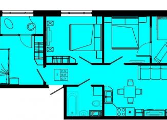 Продается трехкомнатная квартира, 62.7 м2, Ленинградская область