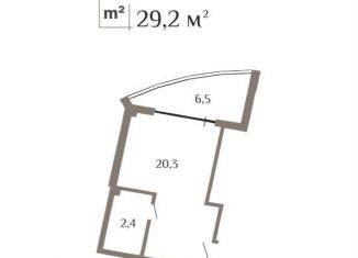 Продам квартиру студию, 29.2 м2, Сочи, Шоссейная улица, 11/1