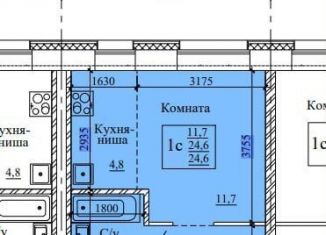 Квартира на продажу студия, 25 м2, Сыктывкар, Петрозаводская улица, 47
