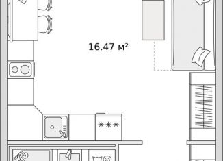 Продаю квартиру студию, 29.1 м2, посёлок Парголово