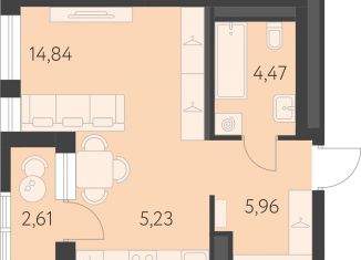 Квартира на продажу студия, 31.8 м2, Екатеринбург