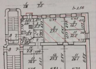 Продается многокомнатная квартира, 157 м2, Санкт-Петербург, улица Красного Курсанта, 20, метро Чкаловская