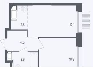 Продается 2-ком. квартира, 33.5 м2, Московская область, жилой комплекс Мытищи Парк, к4.1