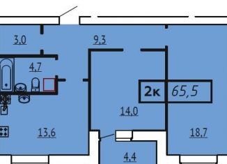 Продам 2-ком. квартиру, 65.5 м2, Ивановская область