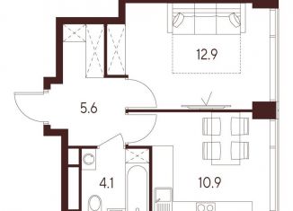 Продается 1-ком. квартира, 33.5 м2, Москва, САО