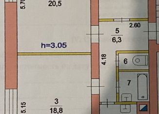 Продажа 3-комнатной квартиры, 67 м2, рабочий посёлок Быково, улица Маяковского, 6к3