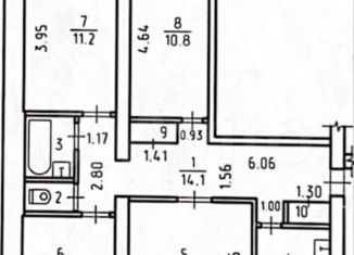 Продаю четырехкомнатную квартиру, 75 м2, Удмуртия, Удмуртская улица, 208