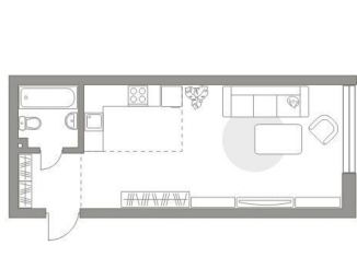 Продам квартиру студию, 35.4 м2, Москва, Южнопортовый район