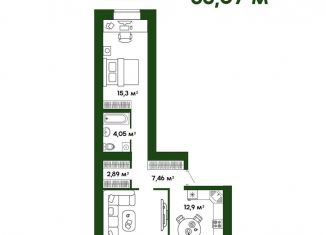 Продам 2-ком. квартиру, 65.1 м2, Пензенская область